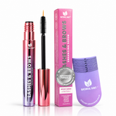Natural Lash & Brow Growth Serum with Peptides, Biotin & Collagen