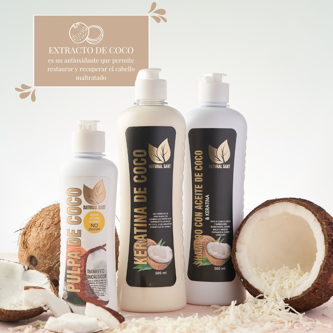 KIT Keratina de Coco 500ml