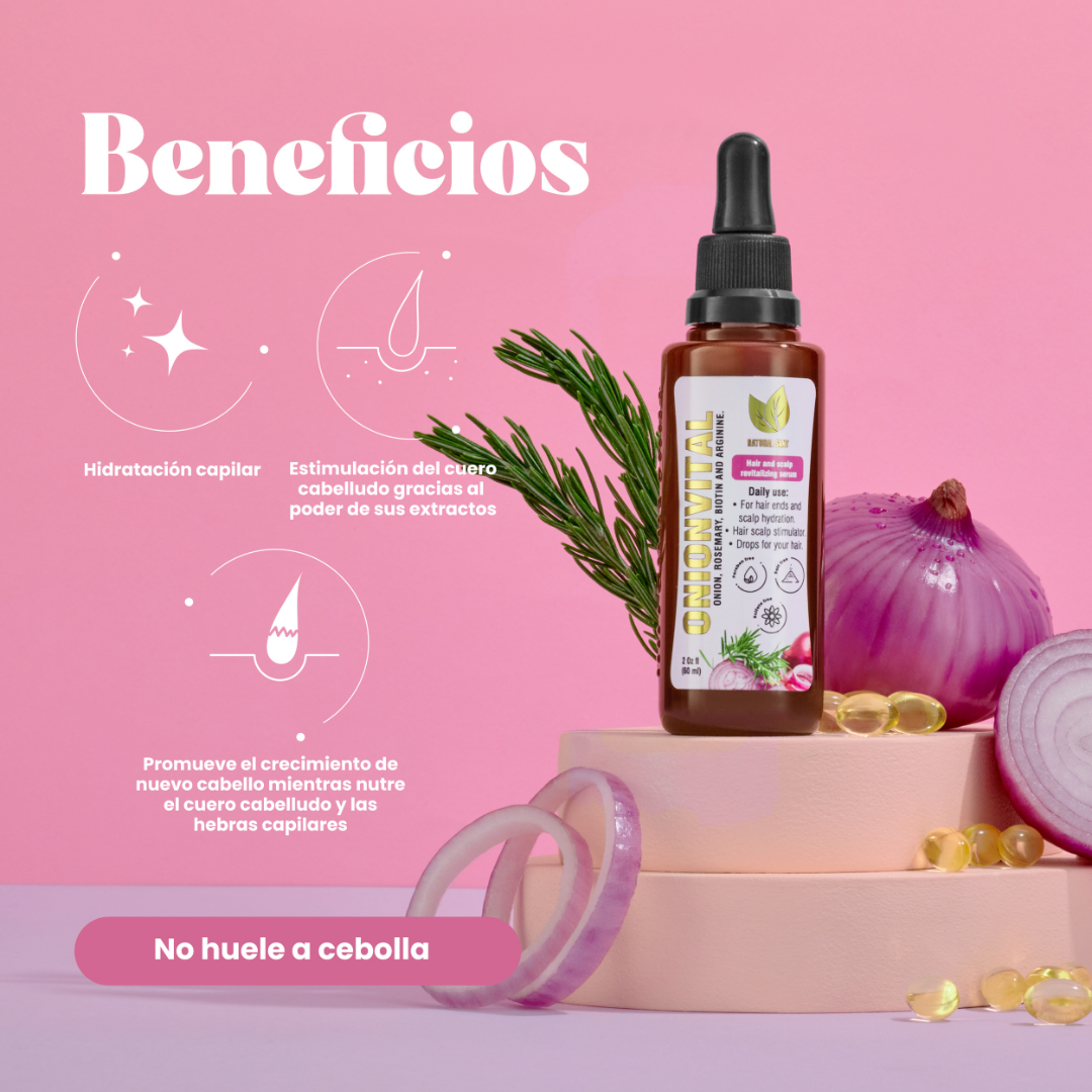 ONIONVITAL Sérum  - gotas para el cabello (60 ml/2.02 FlOz)