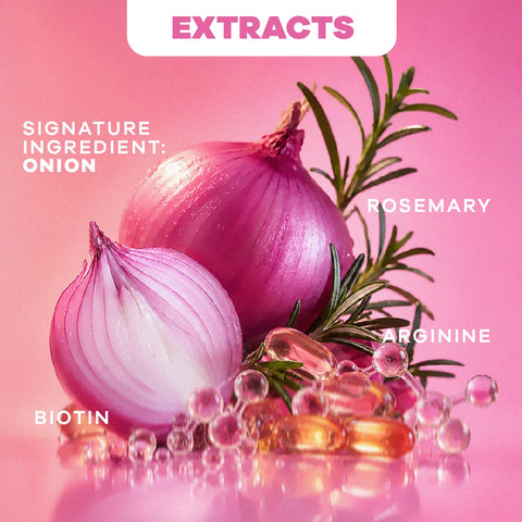 Shampoo de Cebolla, Romero y Biotina X2 + Sérum Capilar y del Cuero Cabelludo OnionVital