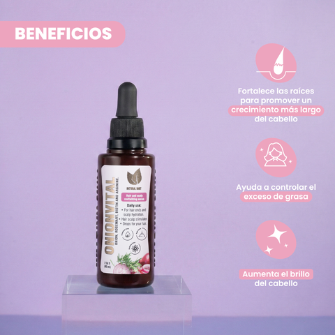 Kit Capilar Edición Limitada Natural Sant – Crecimiento y Brillo con Cebolla, Romero y Biotina + Mascarilla, Sérum Onionvital, Spray Antifrizz, Peine y Cosmetiquera