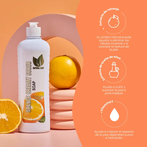 ORANGE Creamy Exfoliating Soap 16.9 oz.