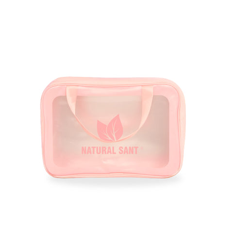 Cosmetiquera Natural Sant – Estuche de Viaje para Maquillaje y Productos Capilares