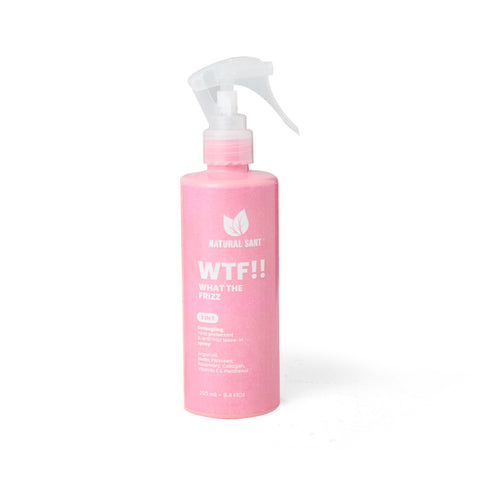 What The Frizz - Spray Termoprotector, Desenredante y Antifrizz con Extractos Naturales
