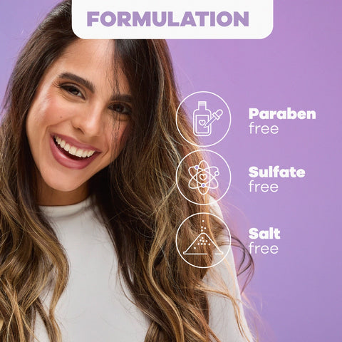 Set para controlar el frizz y estimular el crecimiento del cabello: Keratina, biotina y romero