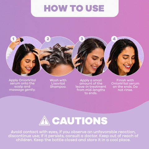 Set para controlar el frizz y estimular el crecimiento del cabello: Keratina, biotina y romero