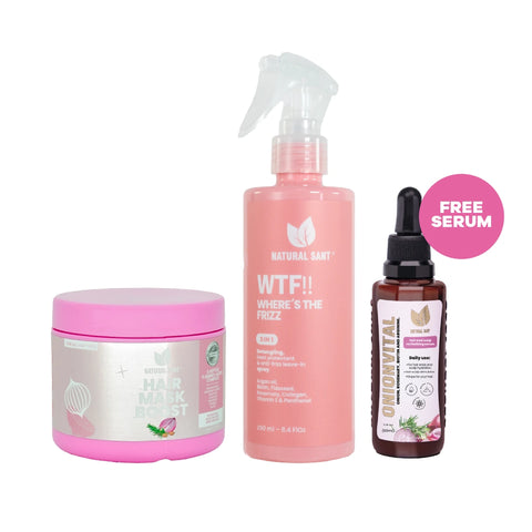 Deep Hydration Hair Mask + Frizz Control WTF + FREE Onion Growth Serum