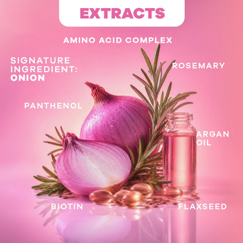 Onion, Rosemary, and Biotin Keratin Duo + FREE Onionvital | At-Home Hair Straightening Without Formaldehyde