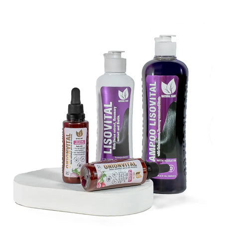 Special Bundle: Onionvital Hair Serum X2 + LisoVital Set: Shampoo