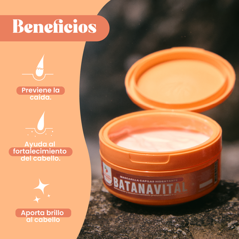 Bundle especial: Mascarilla capilar Batanavital + Set de cebolla, romero y biotina