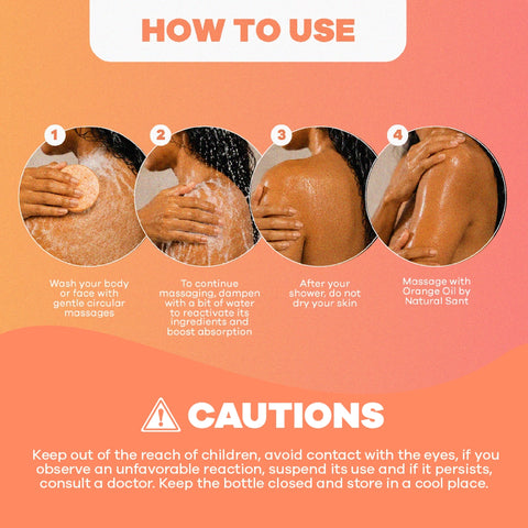 Aceite Corporal de Naranja para Piel Suave y Luminosa
