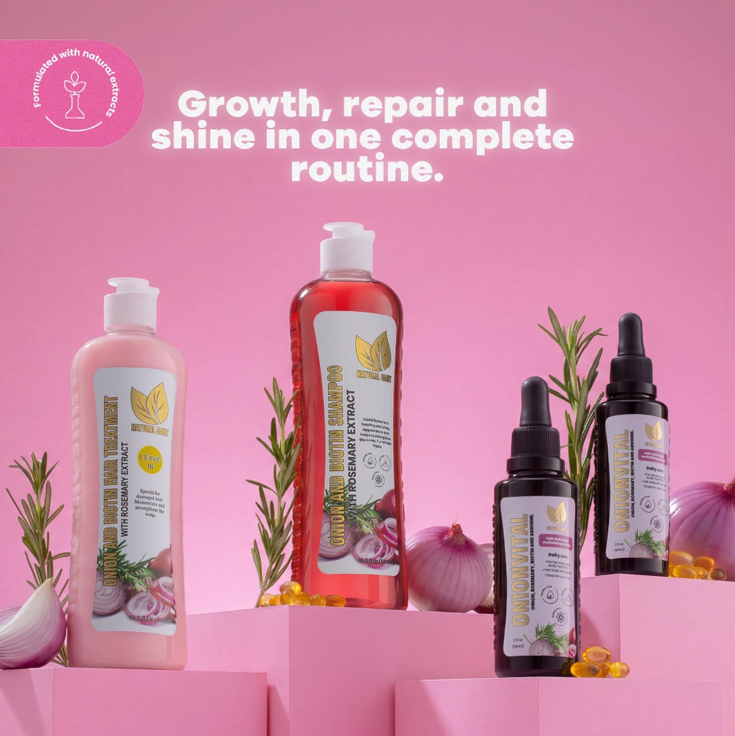 Hair Care Bundle for Stronger & Healthier-Looking Hair – Natural