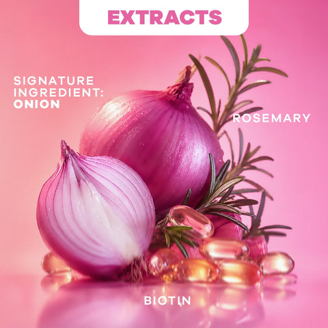 Onion Shampoo & Hair Treatment Set | Hair Growth & Anti-Frizz System