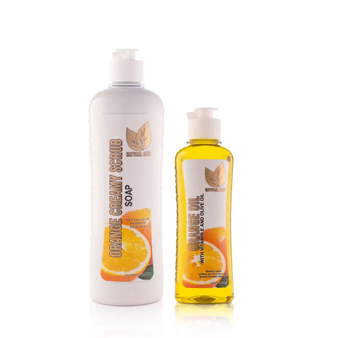 Set Corporal de Naranja para una Piel Suave, Hidratada y Fresca