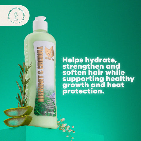 Tratamiento Rinse  para el crecimiento del cabello con romero y quina