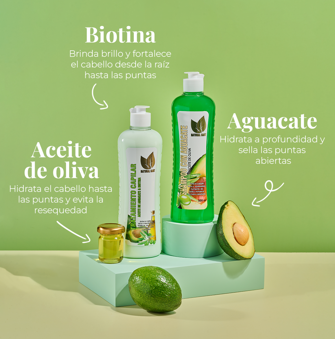 SET Aguacate: Shampoo y Tratamiento