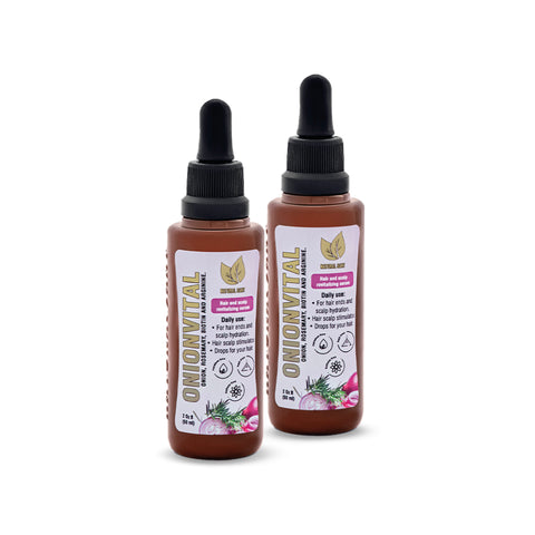 ONIONVITAL Sérum  - gotas para el cabello (60 ml/2.02 FlOz) - 2 Unidades