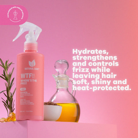 Where's The Frizz - Heat Protectant, Detangling, And Anti-Frizz Spray With Natural Extracts